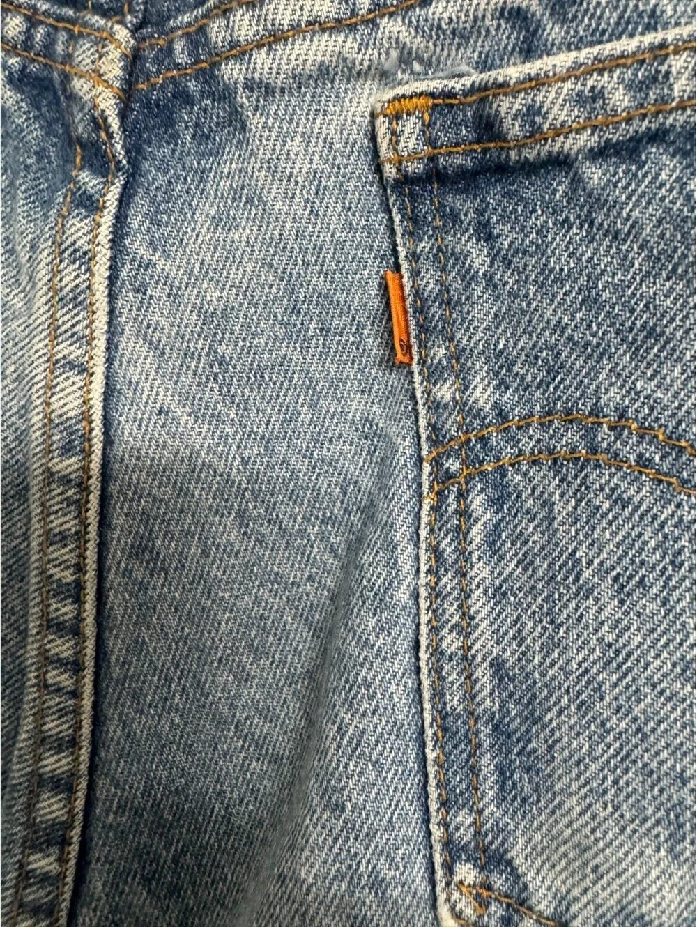 Vintage Levi's 505 Orange Tab Jeans Men's 34x32 Regular Fit Straight Leg USA Sty